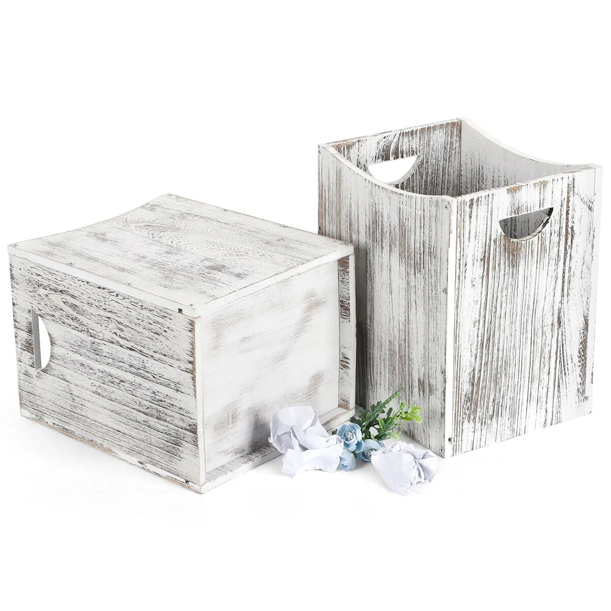 Wood Trash Can 5.3 Gallon