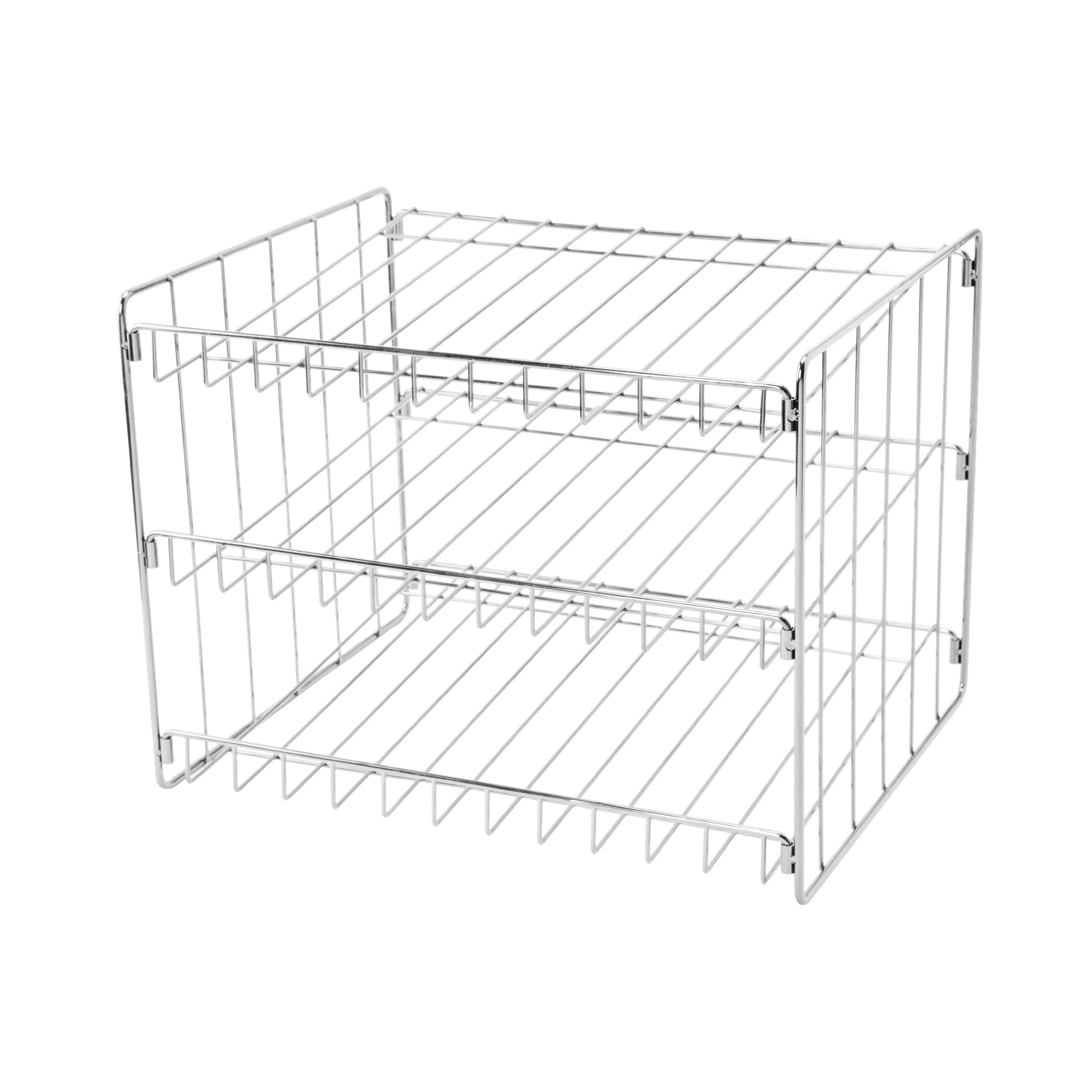 Kitchen Details 3 Tier Can Storage Organizer Rack - 14.5"x 11.4"x 11"