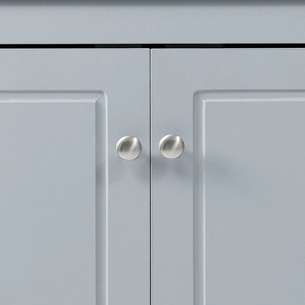 Modern Stylish Triangle Corner Storage Cabinet with Two Adjustable Internal Shelves