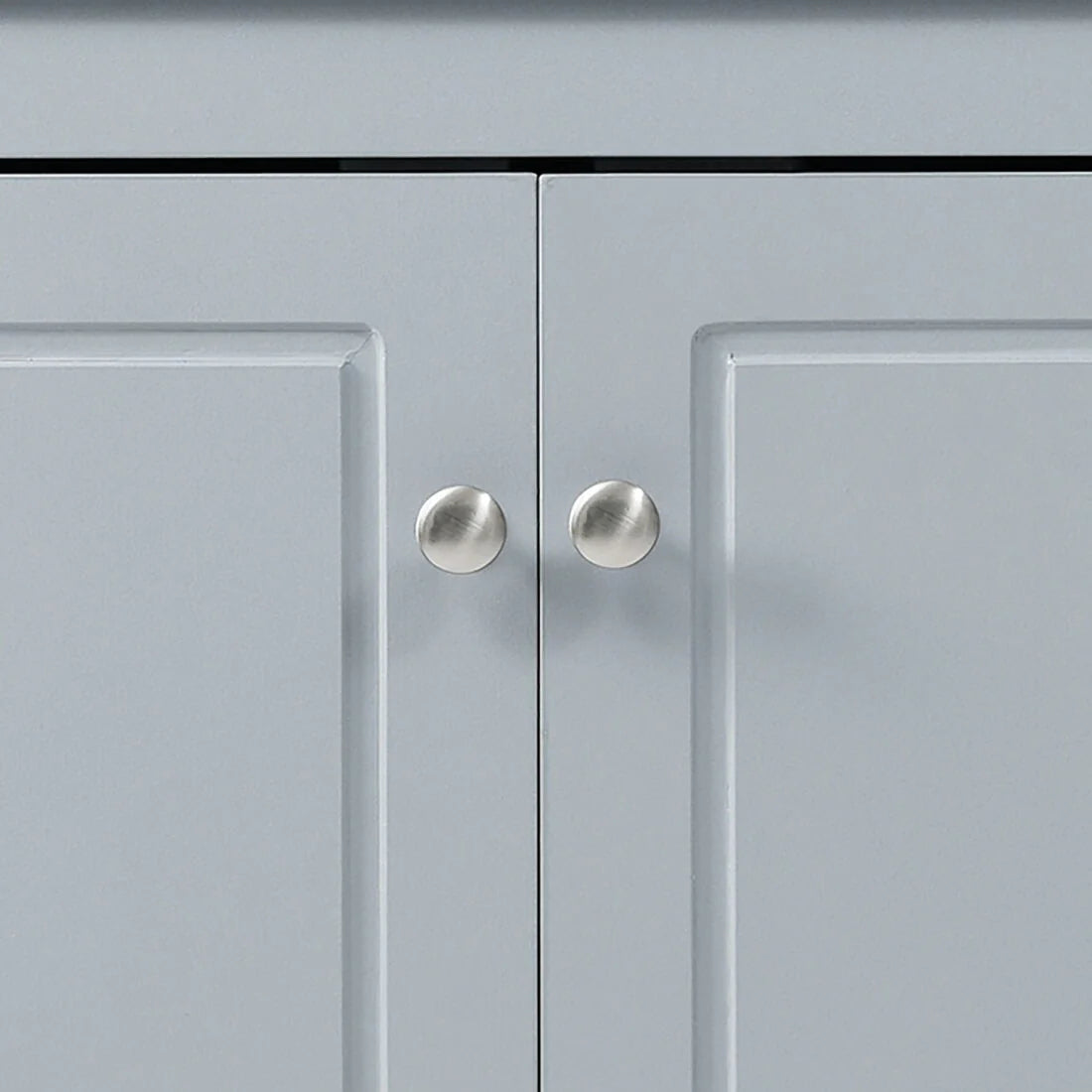 Modern Stylish Triangle Corner Storage Cabinet with Two Adjustable Internal Shelves