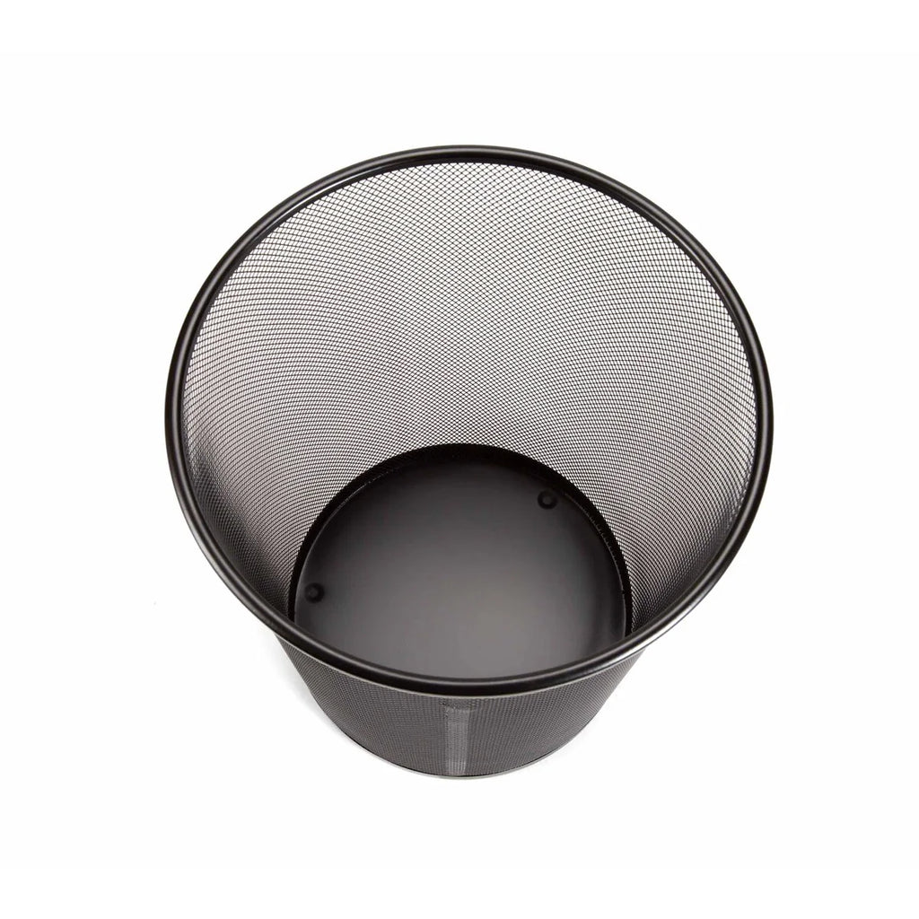 Seville Classics 6 Gal. Round Mesh Trash Can Recycling Bin (2-Pack)