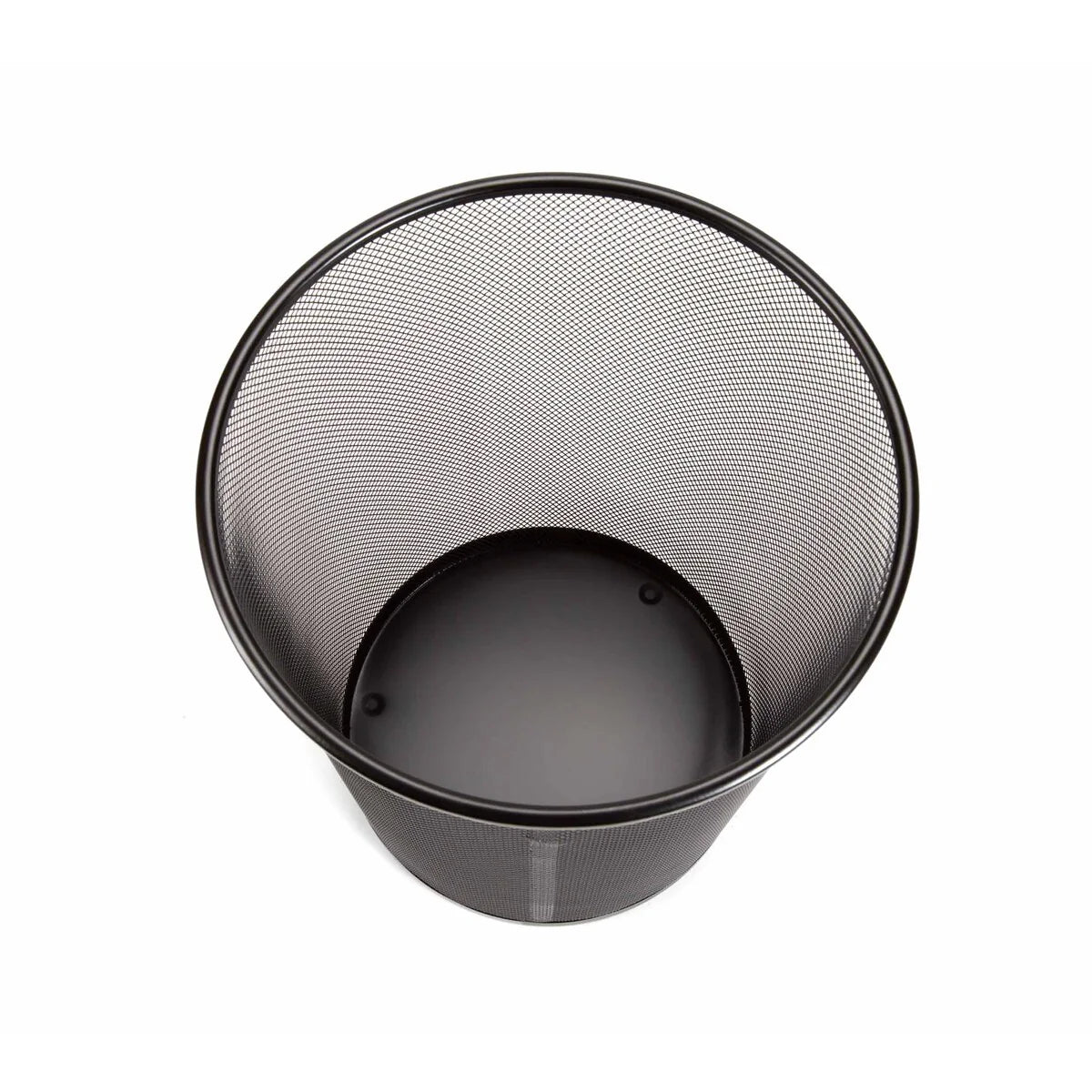 Seville Classics 6 Gal. Round Mesh Trash Can Recycling Bin (2-Pack)