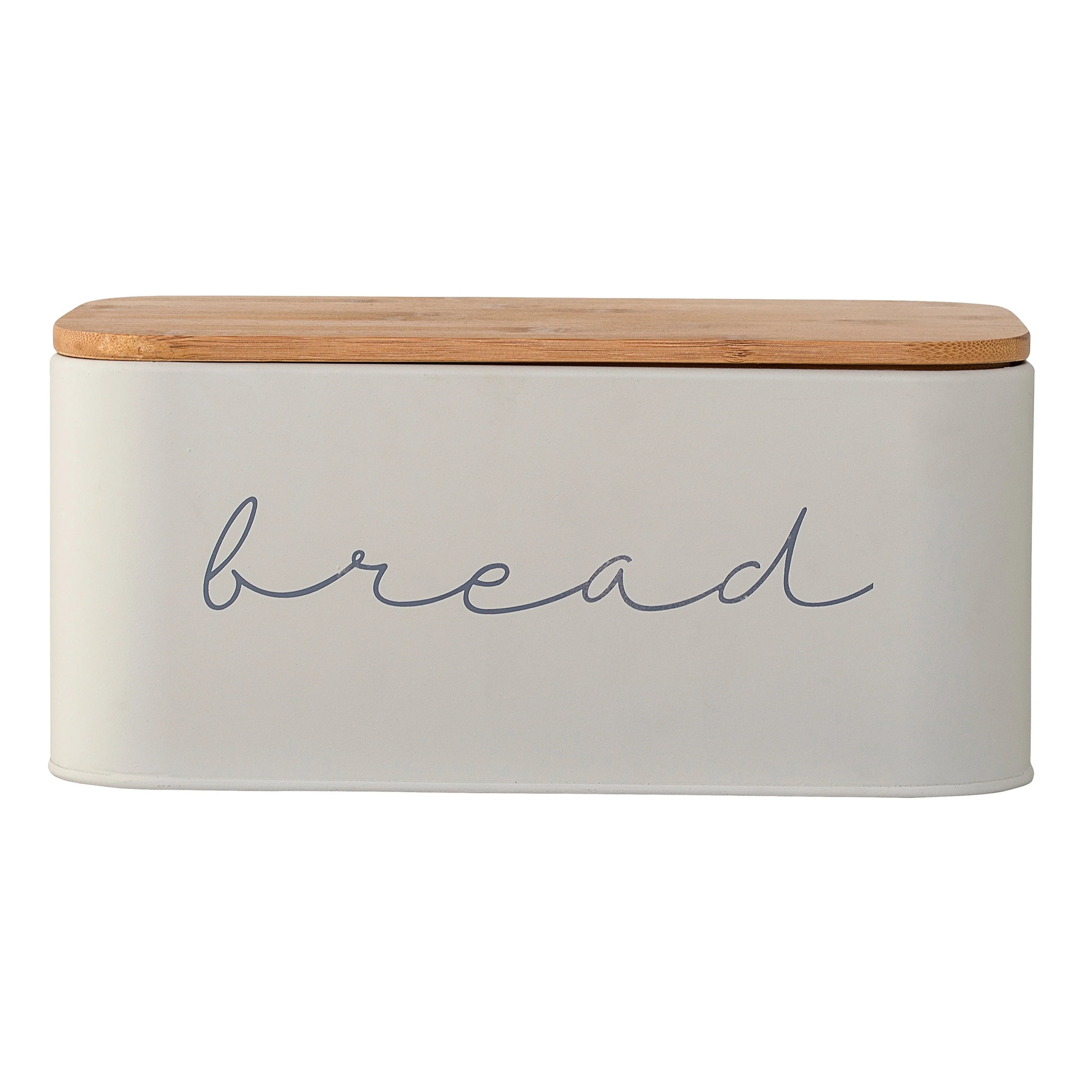Metal "Bread" Bin with Bamboo Lid