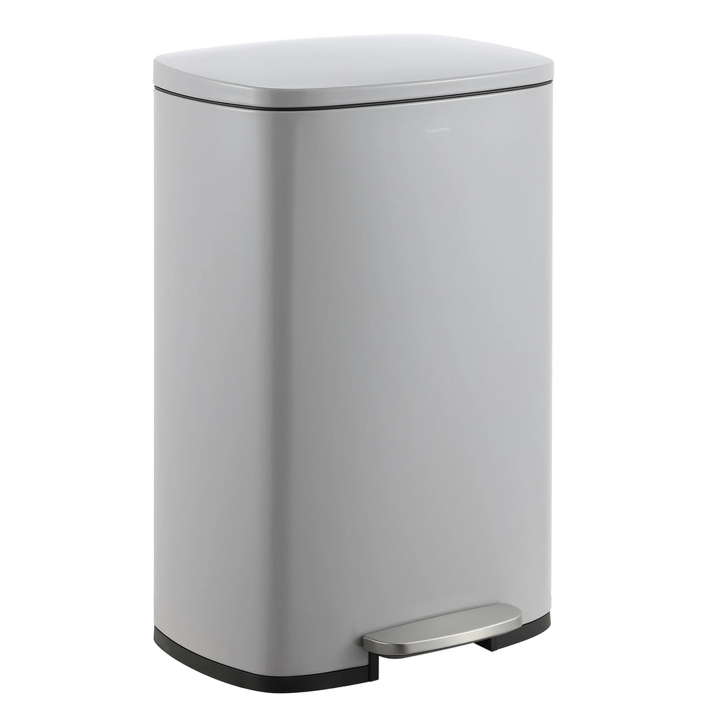 happimess 13-Gallon Trash Can with Soft-Close Lid and FREE Mini Trash Can