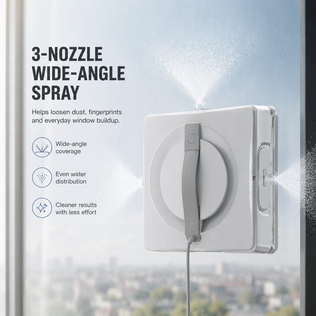 ✨ LIMITED TIME OFFER | Smart Window Cleaning Robot with Portable Station
