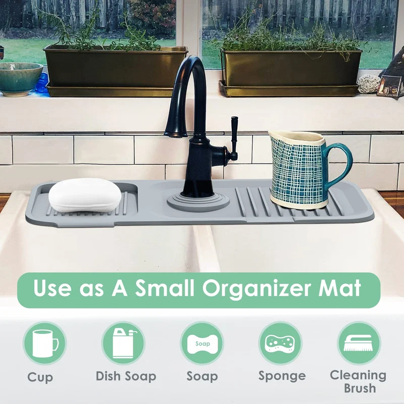 Kitchen Sink Silicone Splash Guard-BUY 2 GET 1 ( For Kitchen and Bathroom)