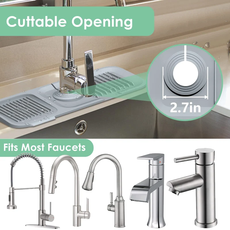 Kitchen Sink Silicone Splash Guard-BUY 2 GET 1 ( For Kitchen and Bathroom)
